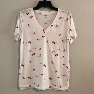 🦩 a.n.a. Flamingo V-neck T-Shirt 🦩